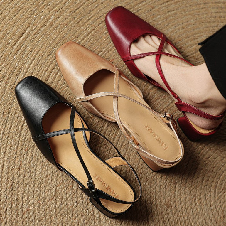 Valenne Genuine Leather Heels