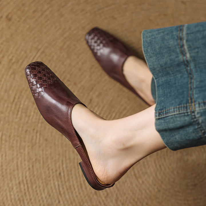 Viola Authentic Leather Mules