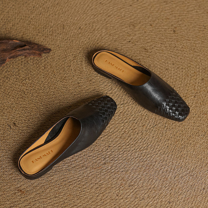 Viola Authentic Leather Mules