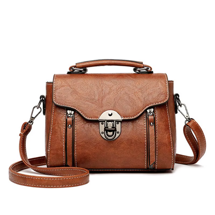 Zoe - Classic Leather Shoulder Bag with Timeless Elegance