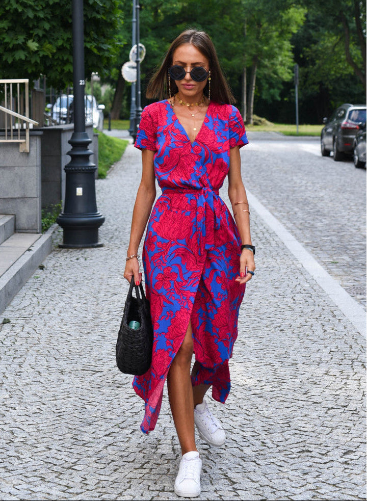 Aureza | Gentle Blossom Wrap Dress