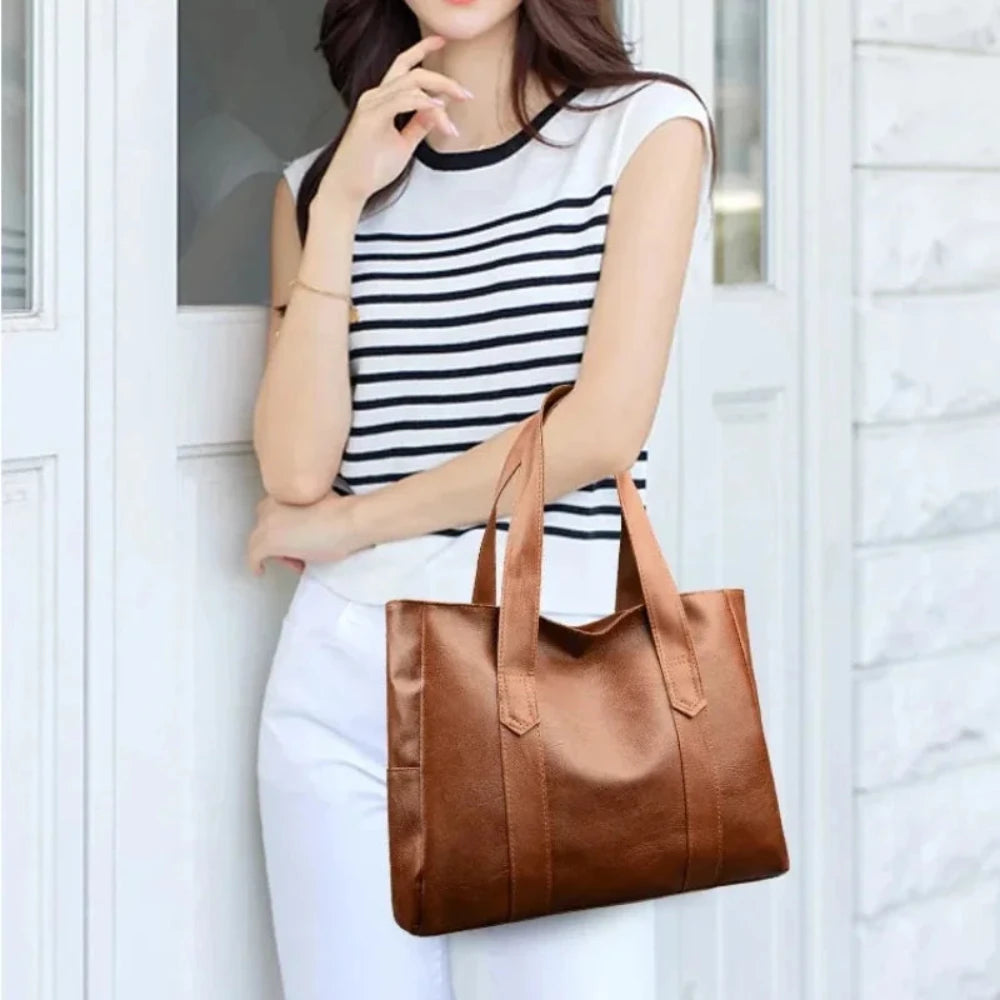 Susan - Elegant Minimalist Leather Shoulder Bag