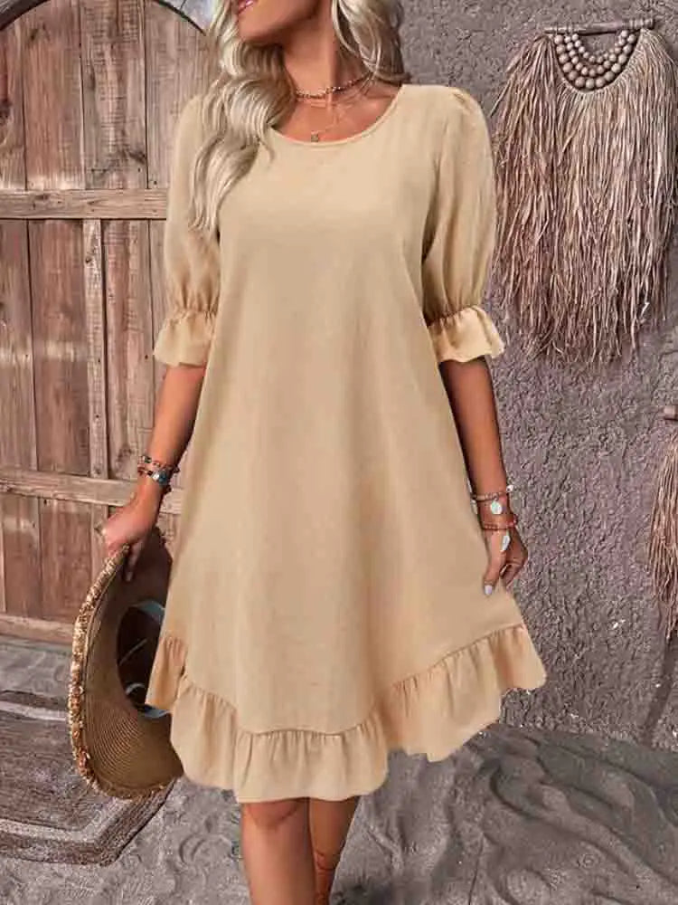 Sally | Ruffled Summer Dress