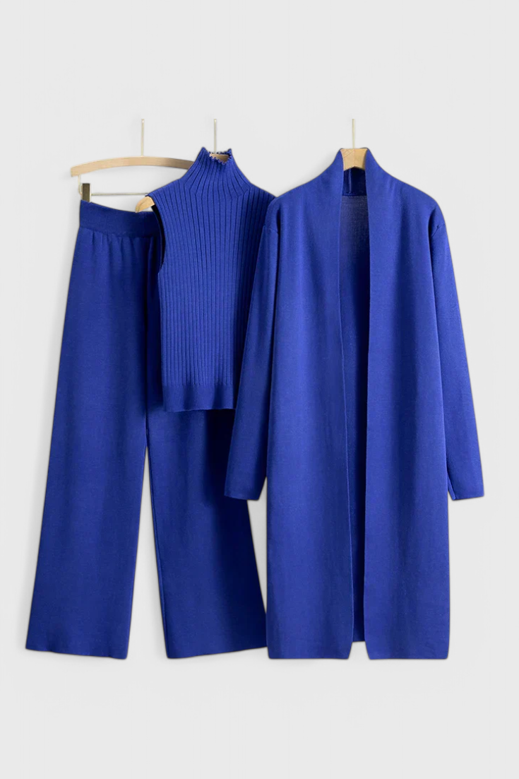 Chic 3-Piece Soft Knit Set by Mahalia