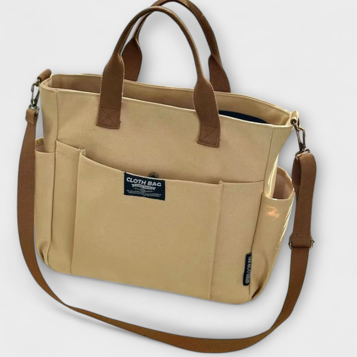 Olivia - Sleek Minimalist Canvas Tote