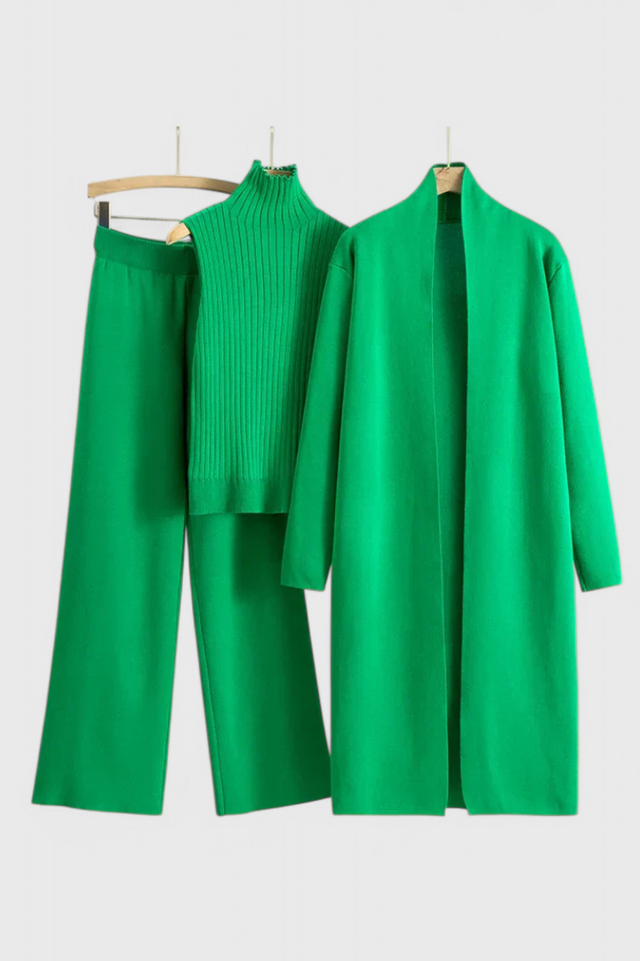 Chic 3-Piece Soft Knit Set by Mahalia