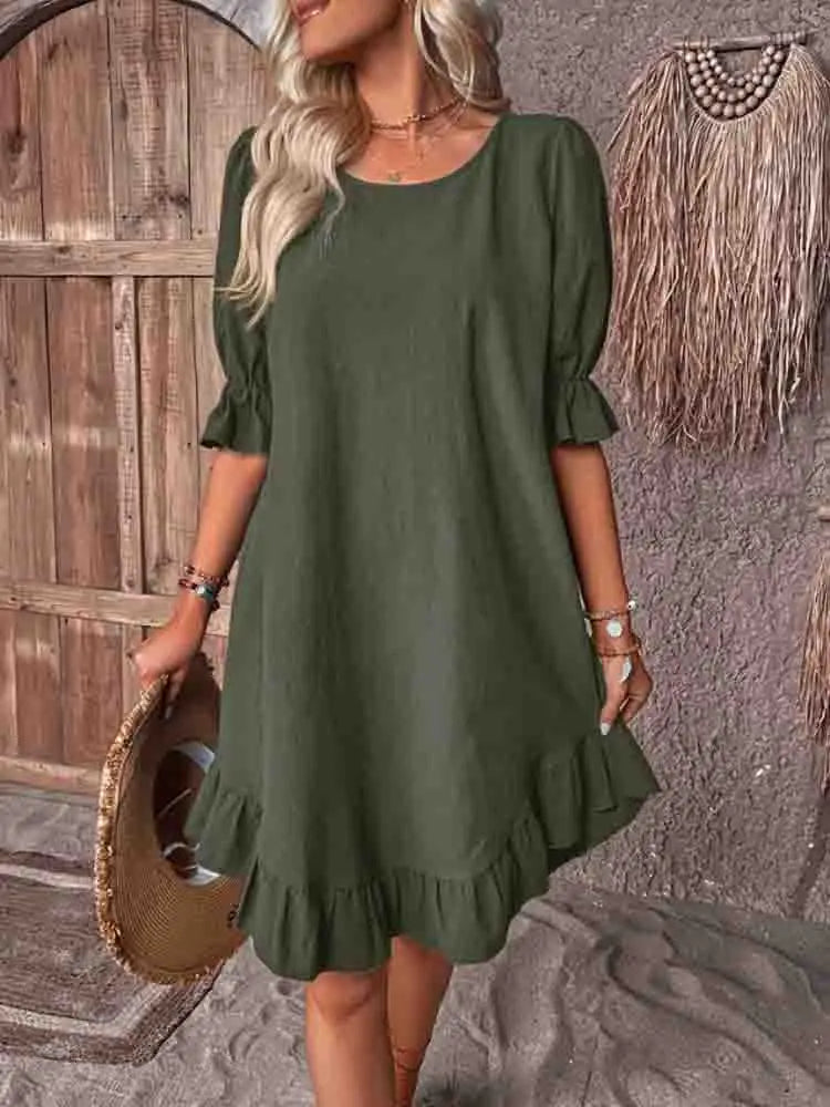 Sally | Ruffled Summer Dress