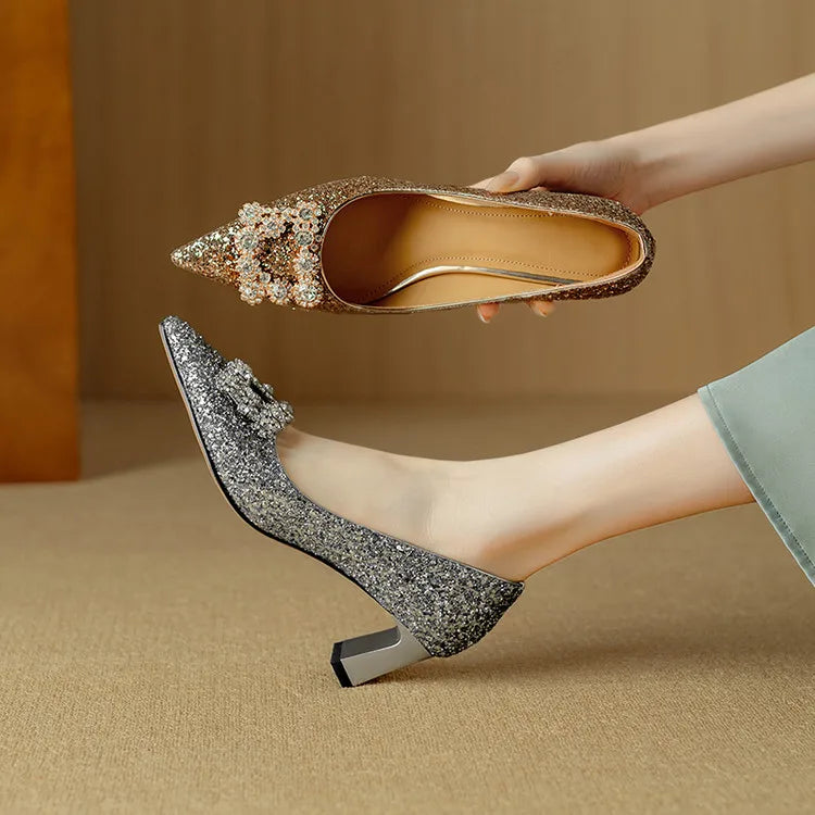 Glittering Gloria Heels