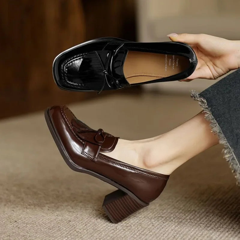 Dorothy Classic Loafer Heels