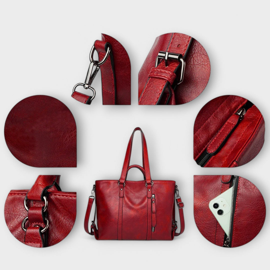 Olivia - Oversized Leather Tote