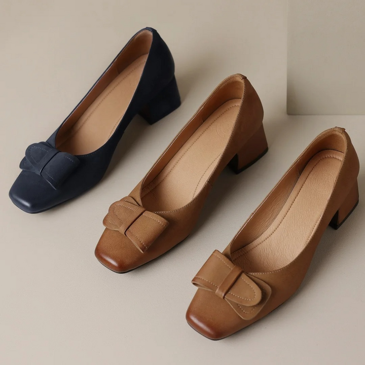 Roselle Leather High Heels