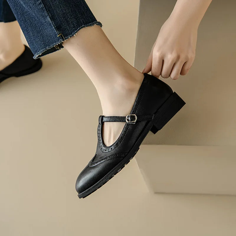 Chic T-Strap Mary Jane Shoes