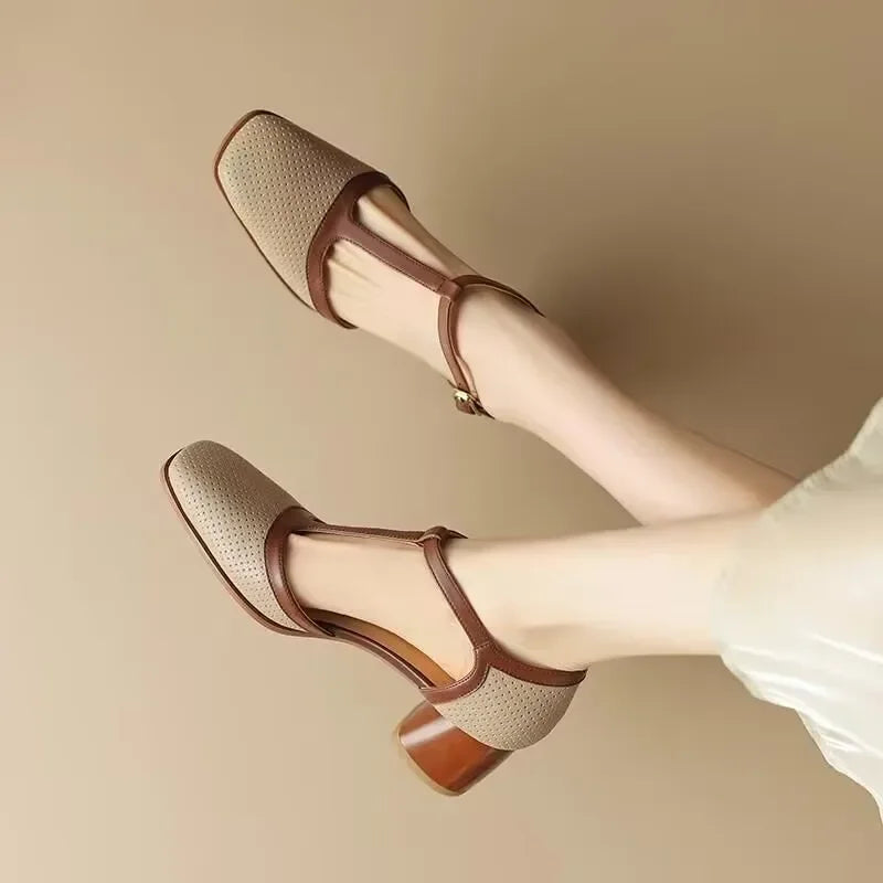 Isava Elegant Mid-Heel Footwear