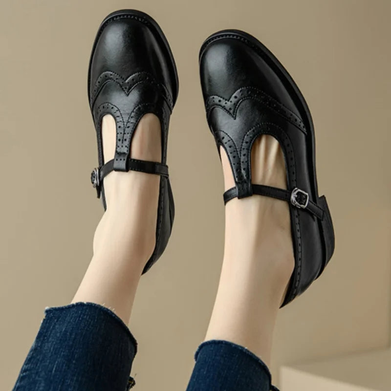 Chic T-Strap Mary Jane Shoes