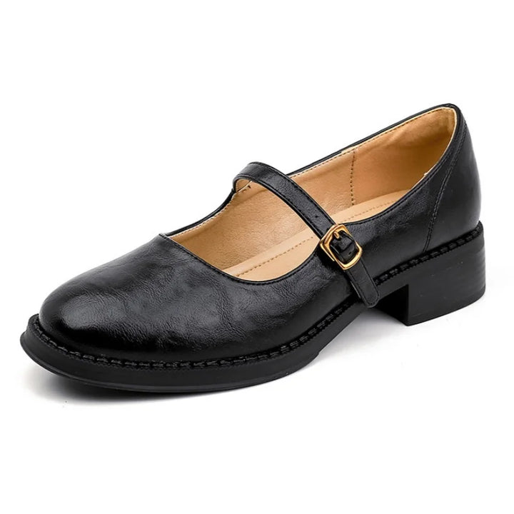 Timeless Leather Mary Jane Comfort Shoes