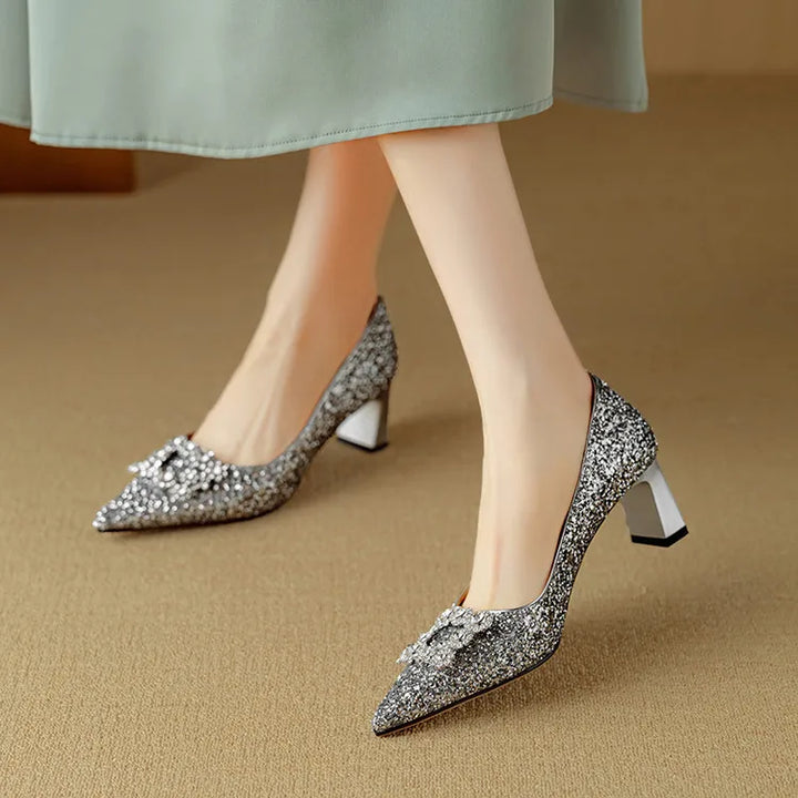 Glittering Gloria Heels