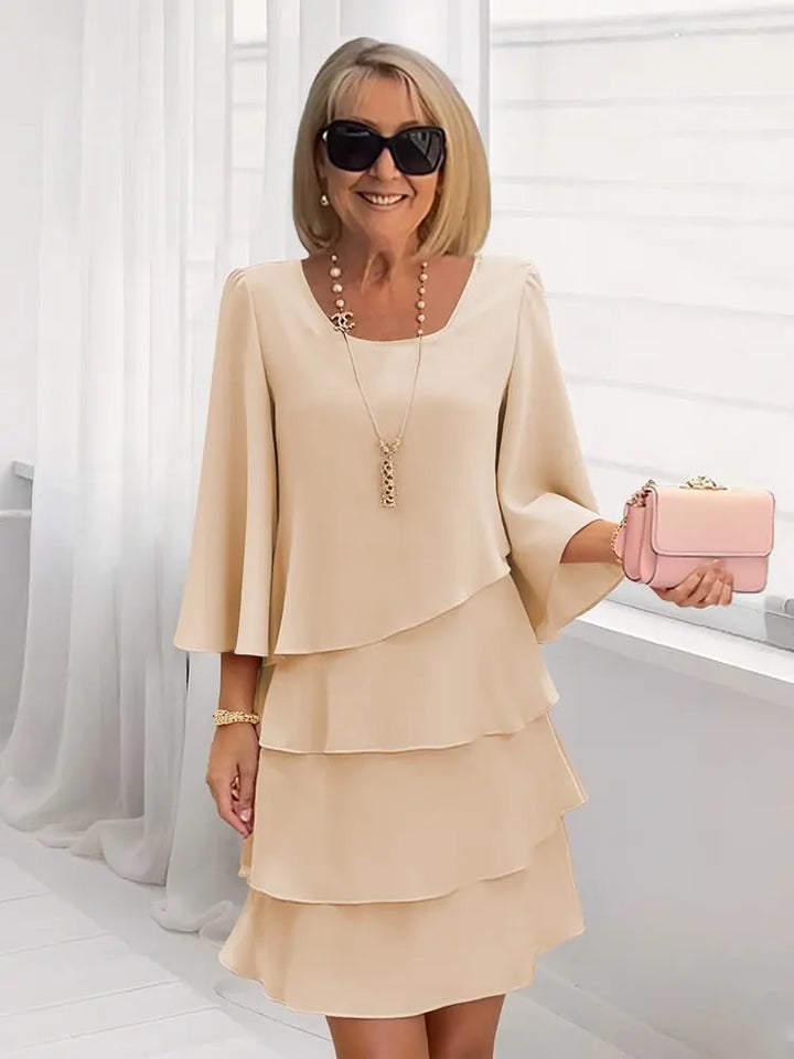 Catherine | Chic Ruffled Comfort Dress