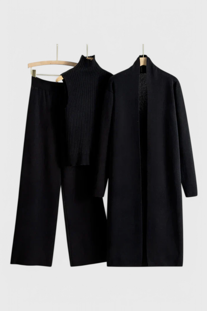 Chic 3-Piece Soft Knit Set by Mahalia