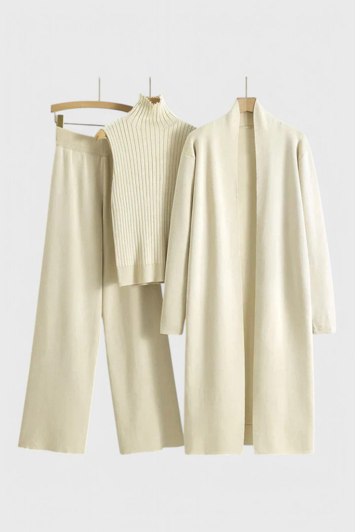 Chic 3-Piece Soft Knit Set by Mahalia