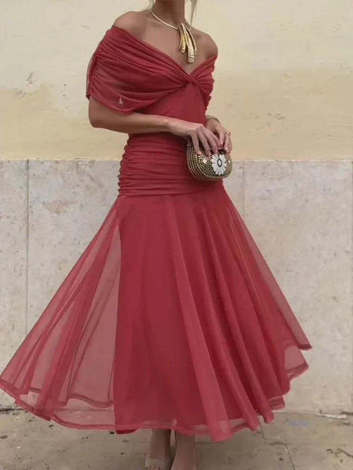 Hayden Laluna® | Chic V-Neck Elegant Dress