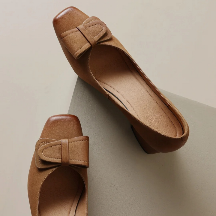 Roselle Leather High Heels