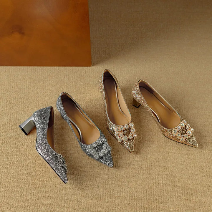 Glittering Gloria Heels