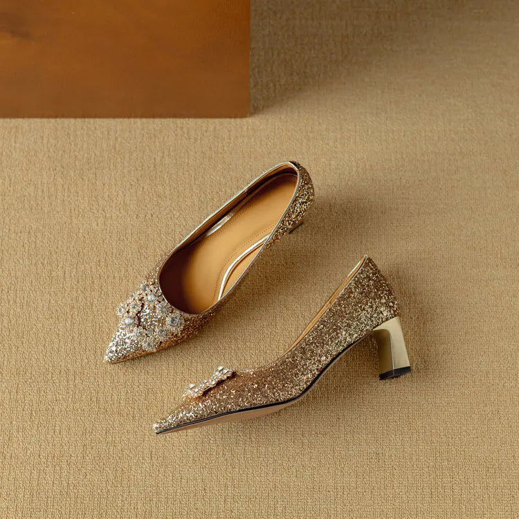 Glittering Gloria Heels