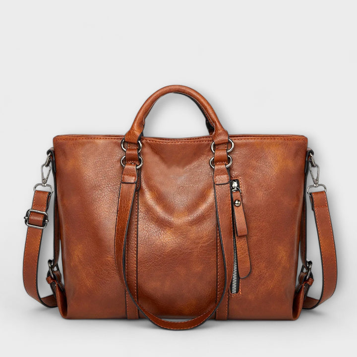 Olivia - Oversized Leather Tote