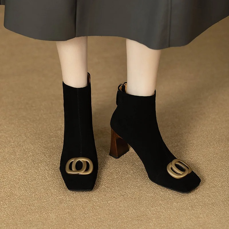 Velvet Opium Ankle Boots