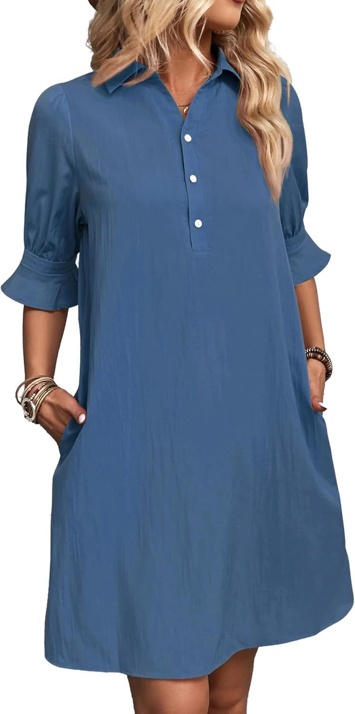 Cameron | Sophisticated Ruffled Dress