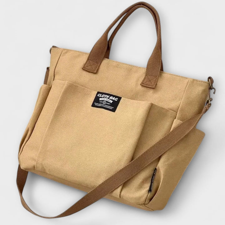 Olivia - Sleek Minimalist Canvas Tote
