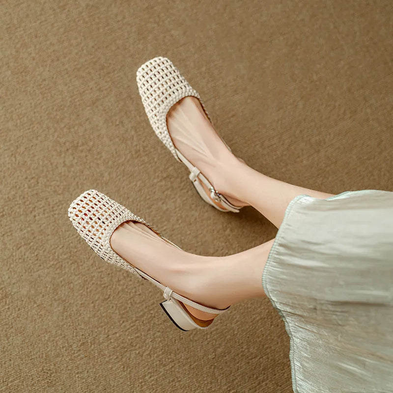 Lexi Stylish Mid Heel Sandals