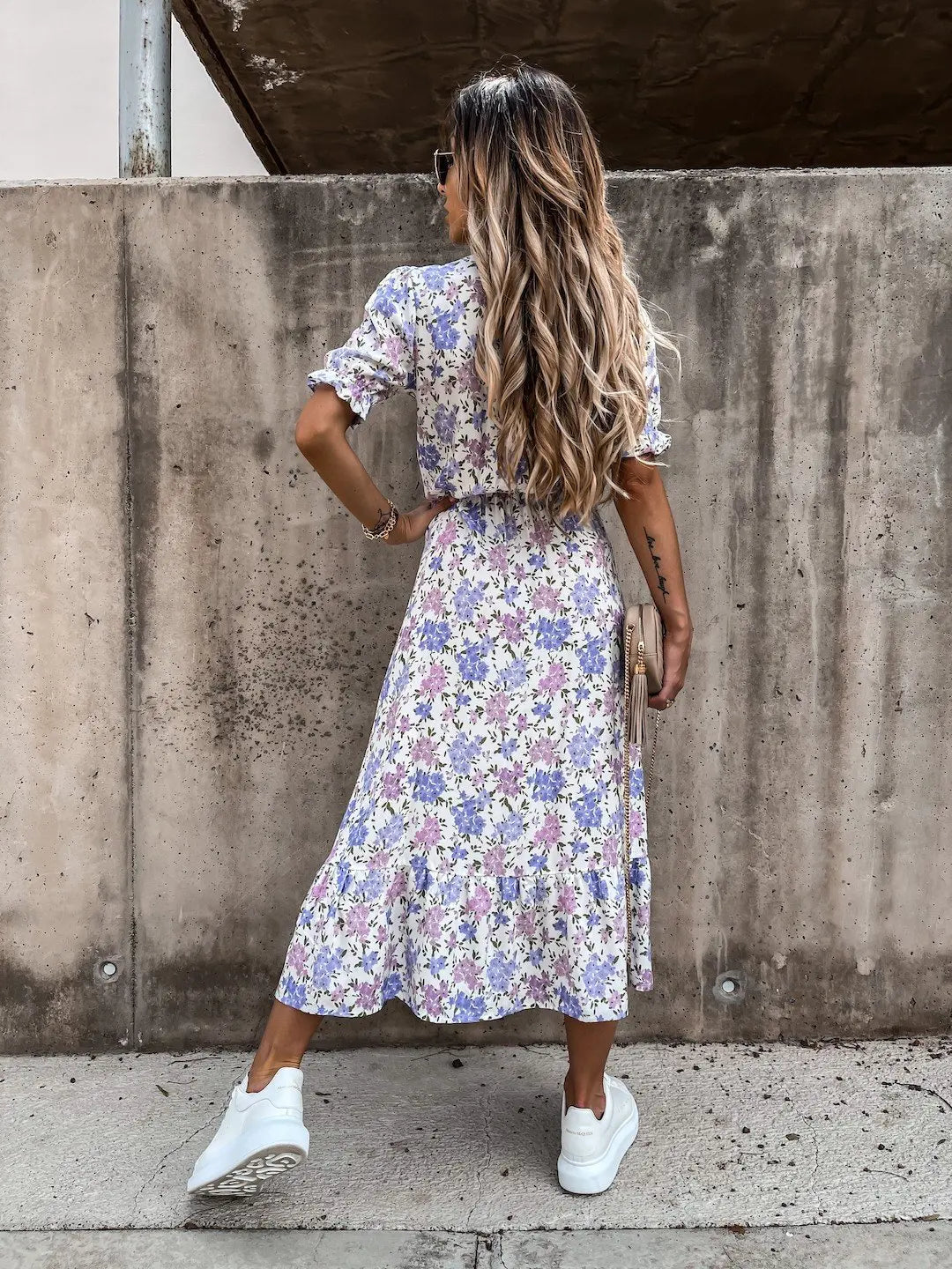 Alaina - Graceful Floral Dress