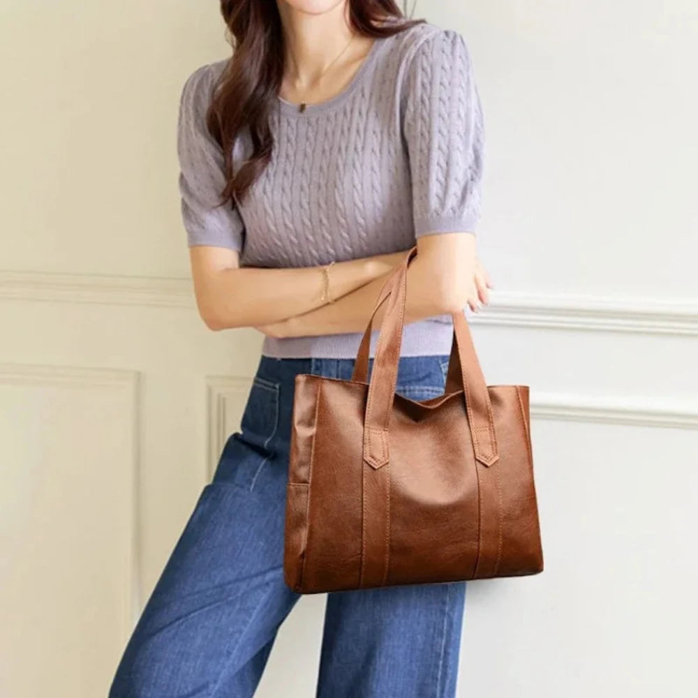 Susan - Elegant Minimalist Leather Shoulder Bag