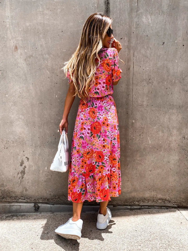 Alaina - Graceful Floral Dress