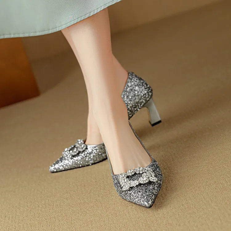 Glittering Gloria Heels