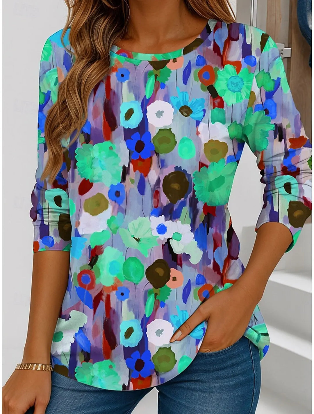 Charming Midi Blouse for Evening Wear