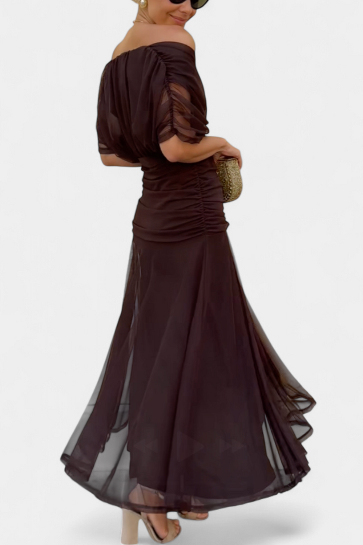 Alondra™ V-Neck Long Floral Dress