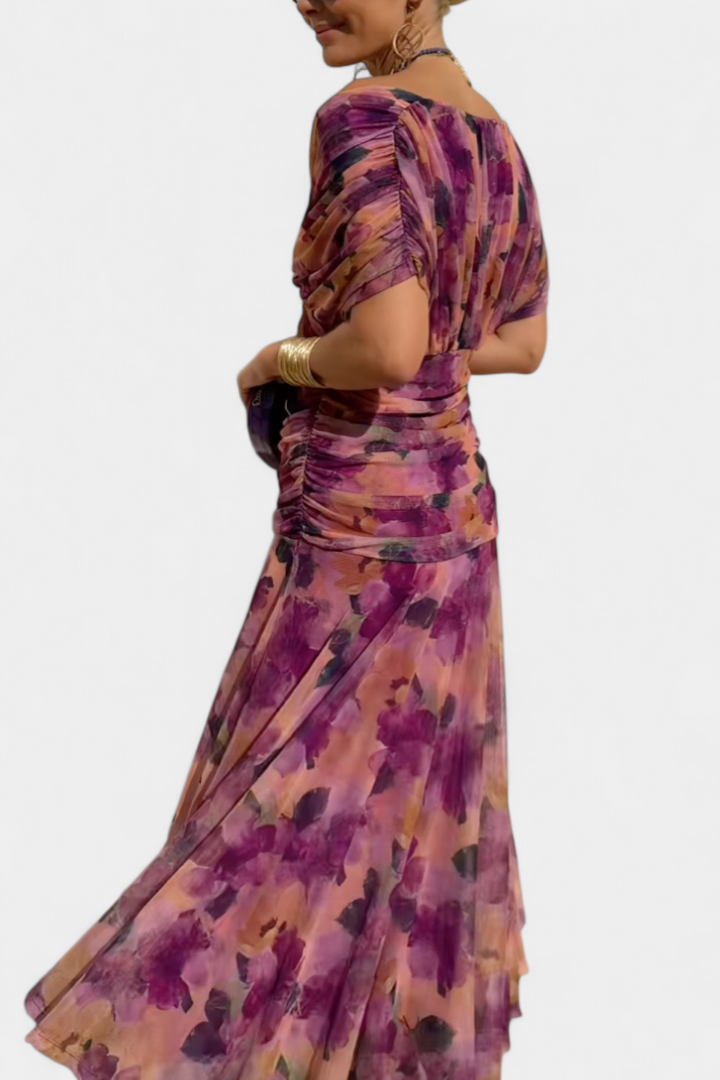 Eloria | Chic Floral Maxi Dress for Women | Romantic Elegance