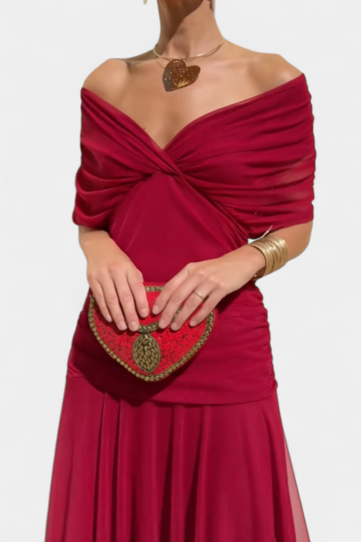 Alondra™ V-Neck Long Floral Dress
