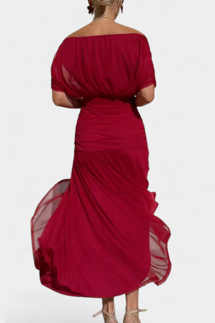Alondra™ V-Neck Long Floral Dress