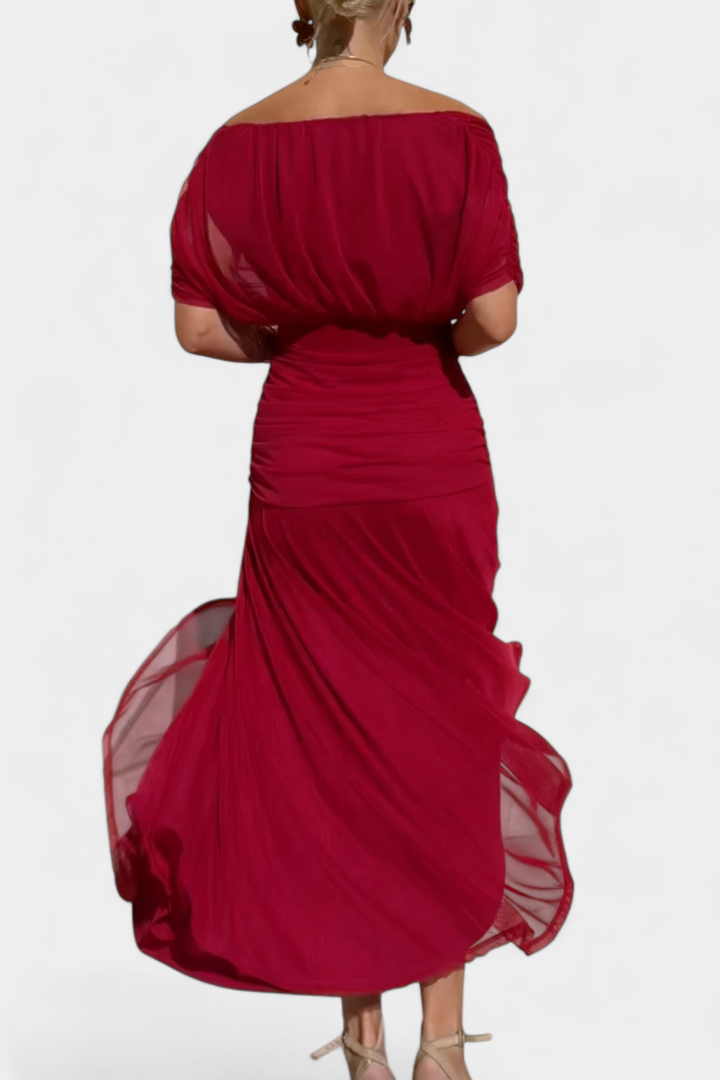Alondra™ V-Neck Long Floral Dress