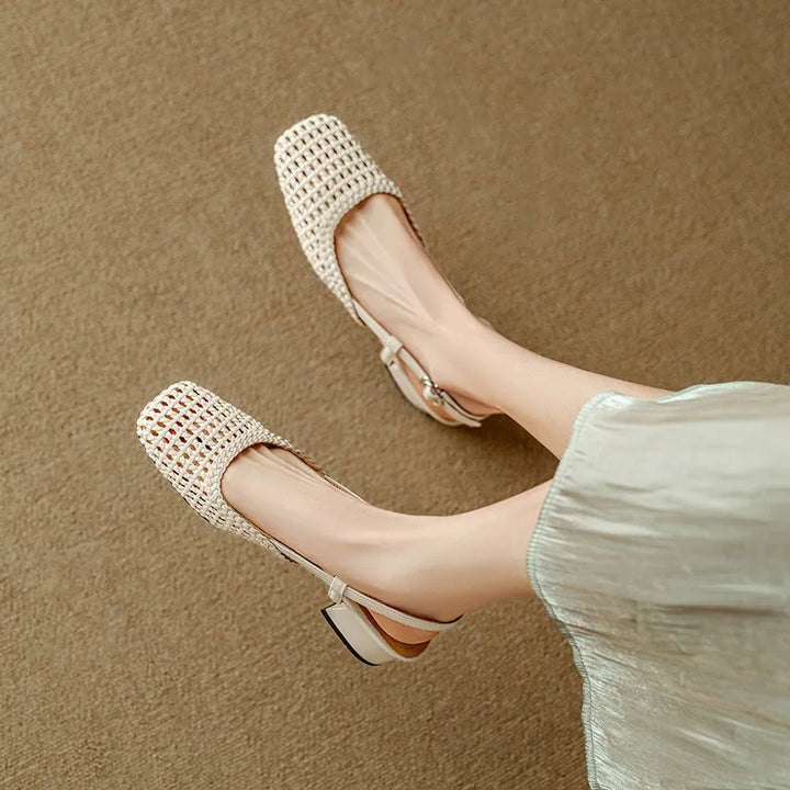 Lexi Stylish Mid Heel Sandals