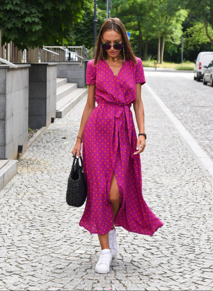 Aureza | Gentle Blossom Wrap Dress