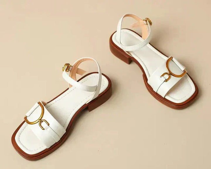Amara | Flat Sandals with Buckle™