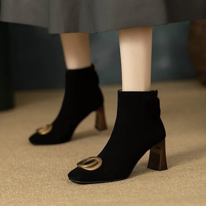 Velvet Opium Ankle Boots
