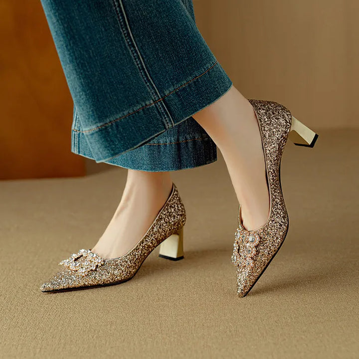 Glittering Gloria Heels