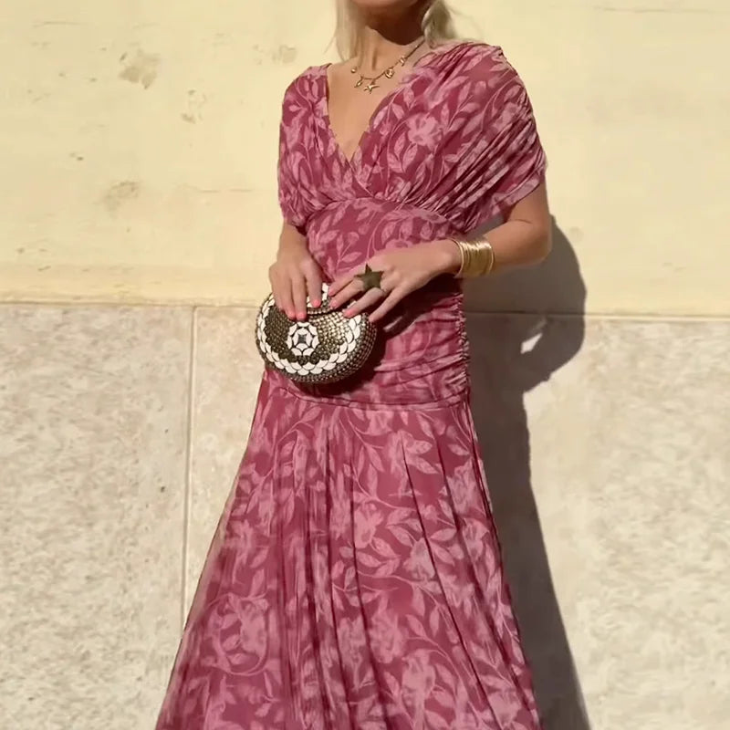 Hayden Laluna® | Chic V-Neck Elegant Dress
