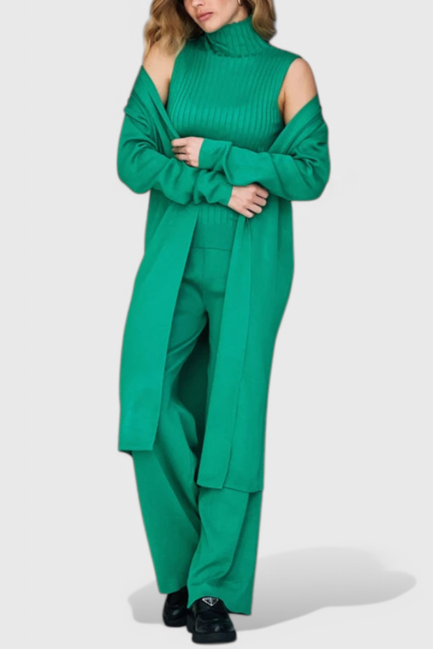Chic 3-Piece Soft Knit Set by Mahalia