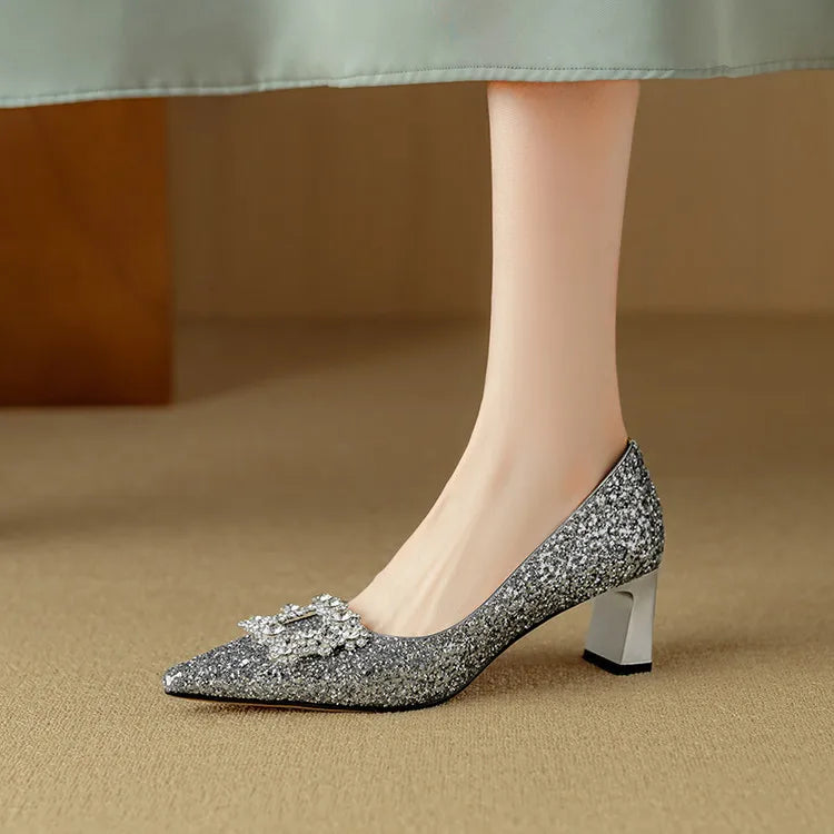Glittering Gloria Heels